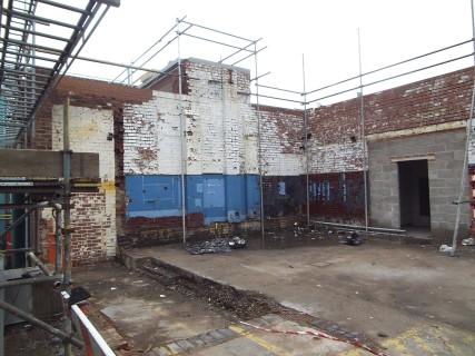 damaged industrial uk building